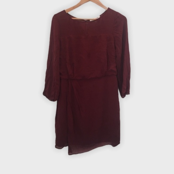 Elizabeth and James silk 3/4 sleeve dress - Picture 1 of 8
